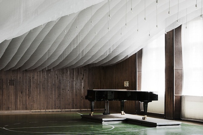 Concert hall installation in the Archabbey of Pannonhalma in THISISPAPER MAGAZINE arcus temporum installation 31 Concert hall installation in the Archabbey of Pannonhalma in THISISPAPER MAGAZINE